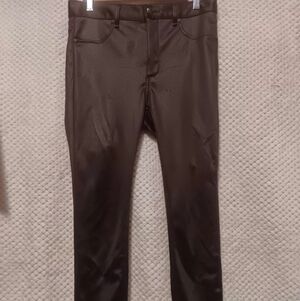 Black Satin Pants Size 27